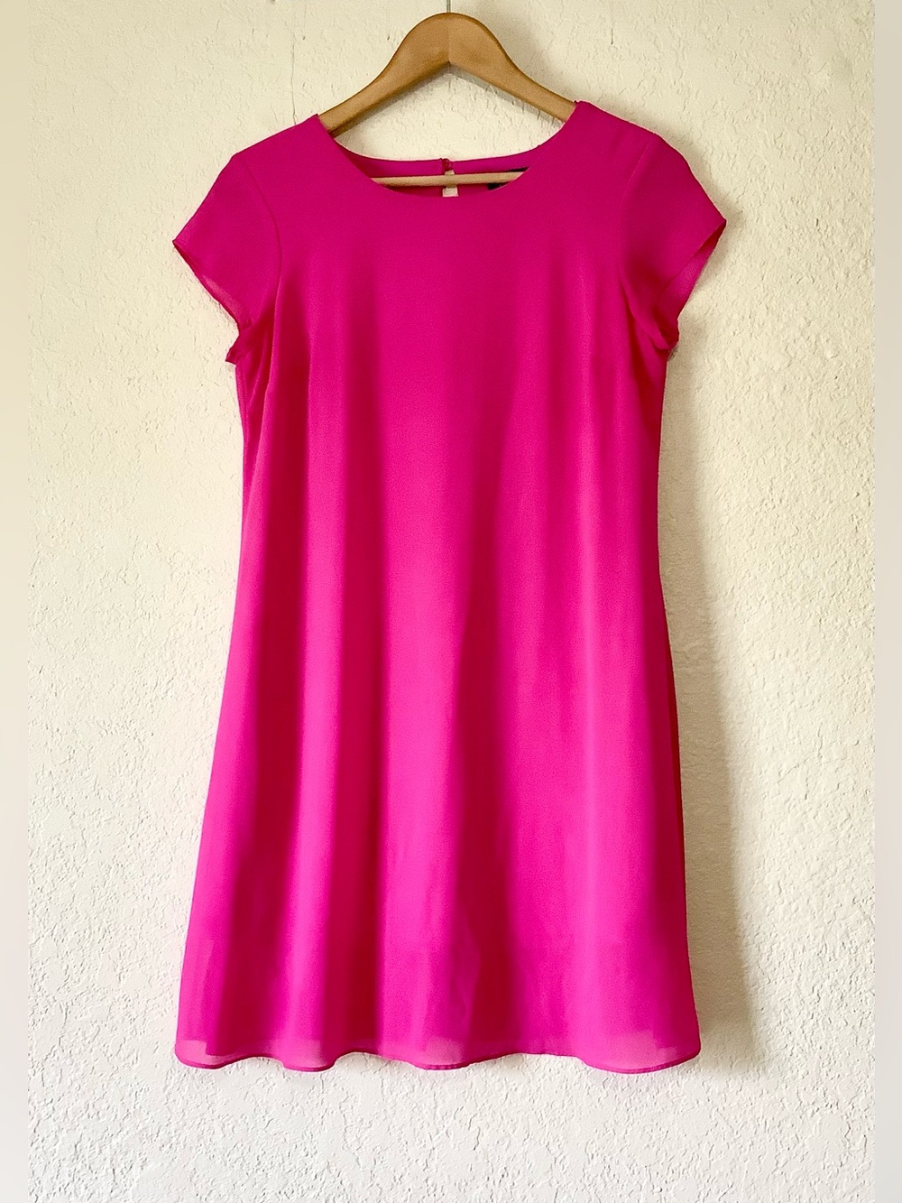 Sequin Hearts Hot Pink Short Sleeve Mini Dress